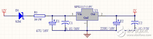 AMS1117稳压威廉希尔官方网站
图（1.2v、1.8v、3.3v、5v）