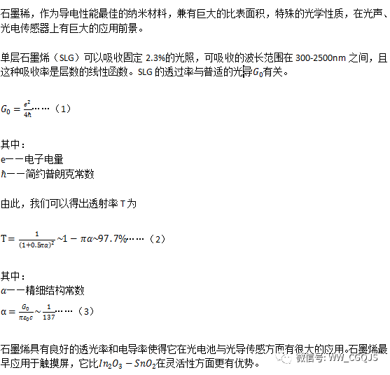 石墨烯的简介以及各类石墨烯传感器的详解