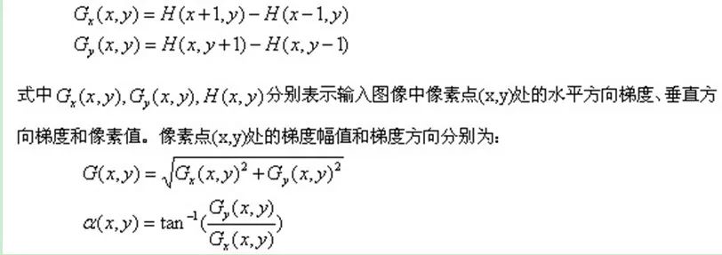 HOG特征以及提取算法的实现过程