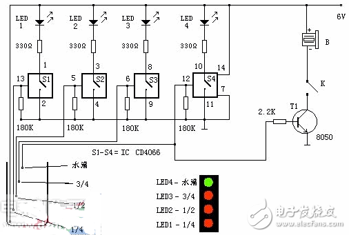 水位报警器设计威廉希尔官方网站
图大全（八款模拟威廉希尔官方网站
设计原理图详解）