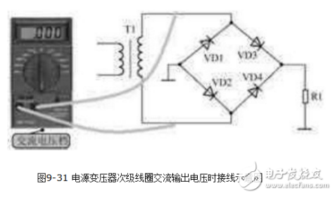 桥式整流器4个脚接线图