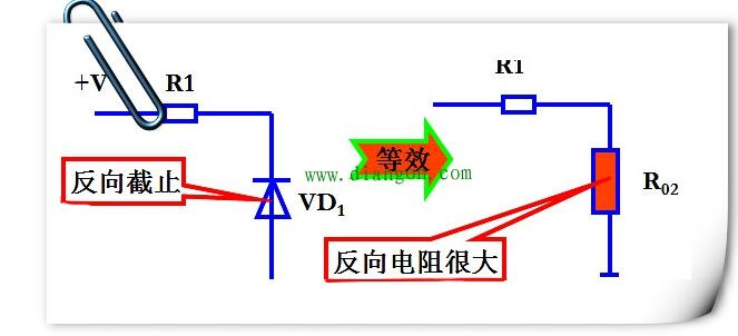 1n4007二极管反向电阻是多大