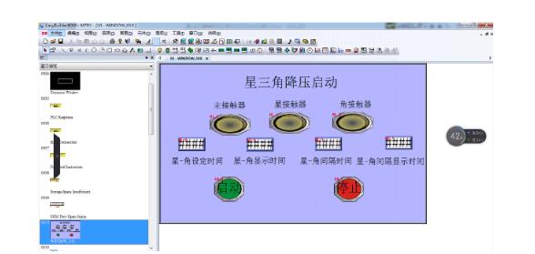 三菱plc与触摸屏通讯实例