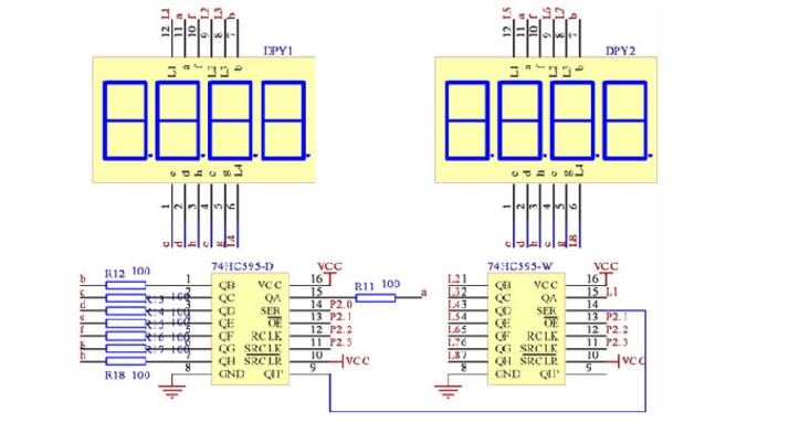 74ls595应用威廉希尔官方网站
图大全（五款74ls595驱动数码管/计时显示/超声波测距仪威廉希尔官方网站
）