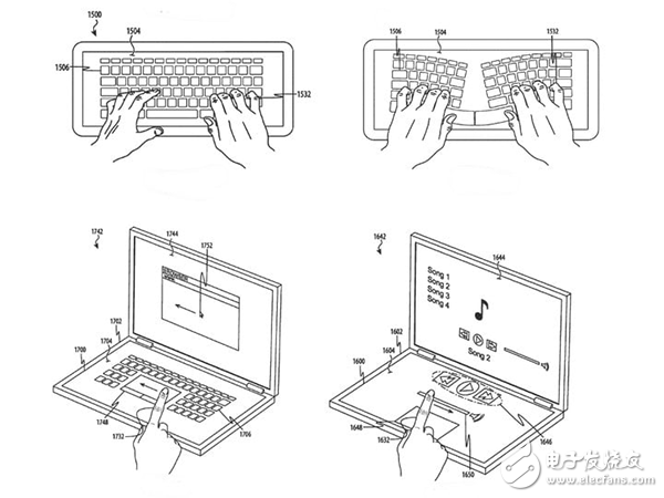 苹果新专利揭示 或为MacBook推触屏键盘