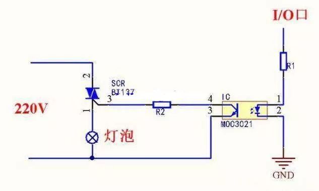 如何用单片机控制220V交流电通断电？