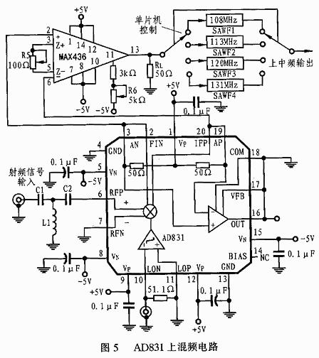 有源混频器AD831的原理、性能特点及应用分析