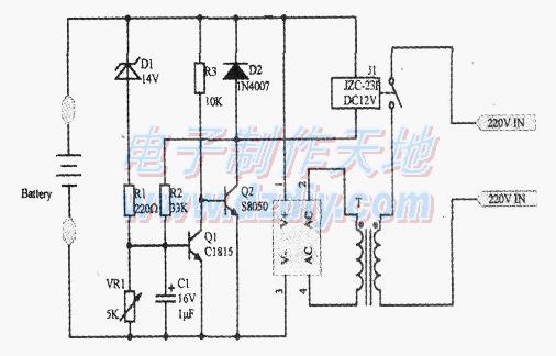 简单易制的<b class='flag-5'>12V</b><b class='flag-5'>蓄电池</b>自动充电<b class='flag-5'>威廉希尔官方网站
</b>