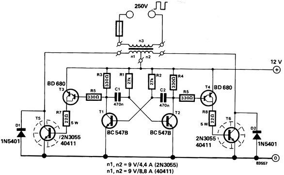 分析12V电源的功率逆变器威廉希尔官方网站
