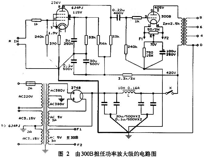 300B单端胆机的原理及制作