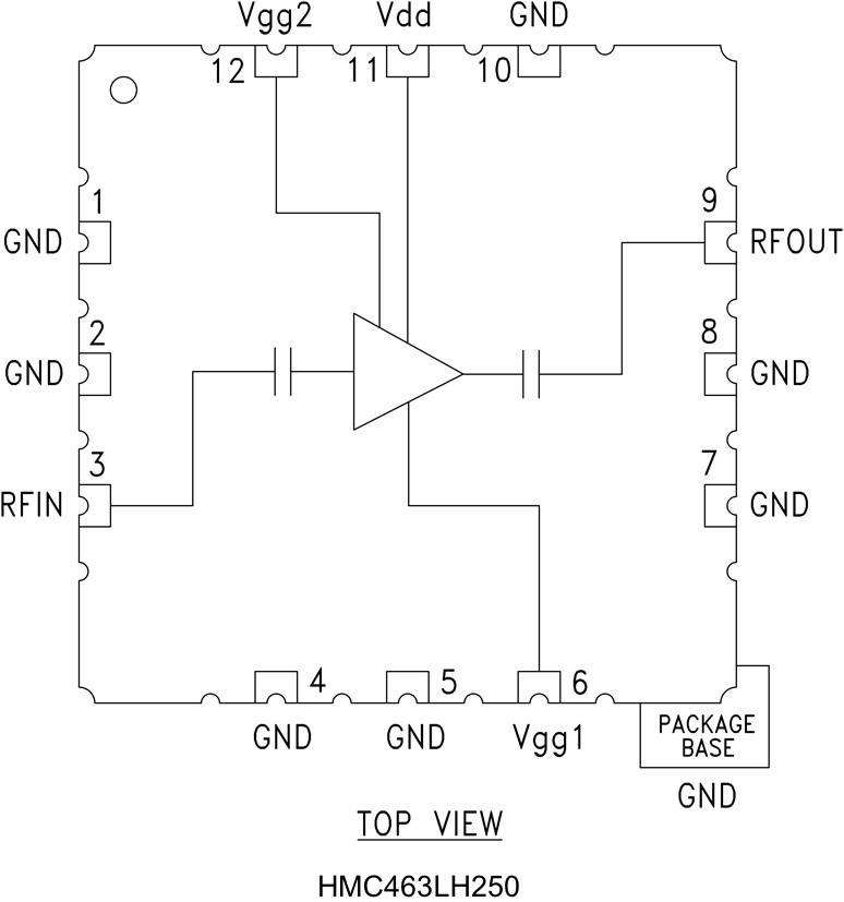 HMC<b class='flag-5'>463</b>LH250 集成AGC的低噪声放大器，采用SMT<b class='flag-5'>封装</b>，2 - 20 GHz