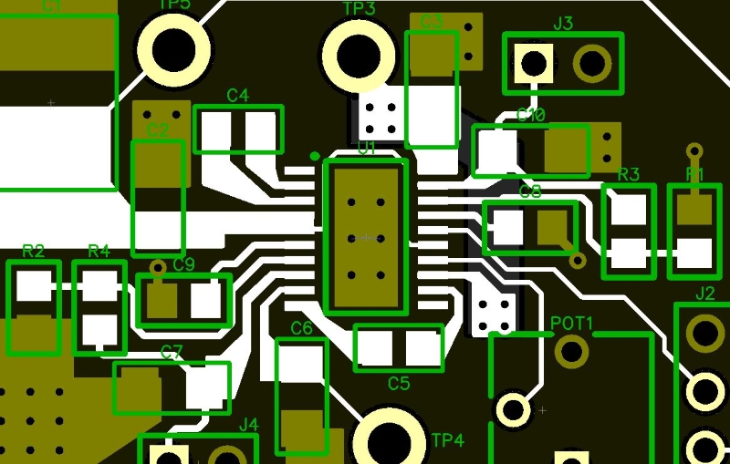 电荷泵双极电源的PCB布局是什么样子的