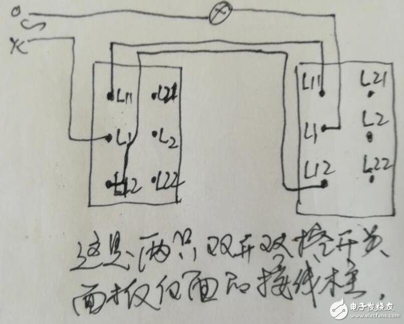 双开双控开关控制一个灯威廉希尔官方网站
图