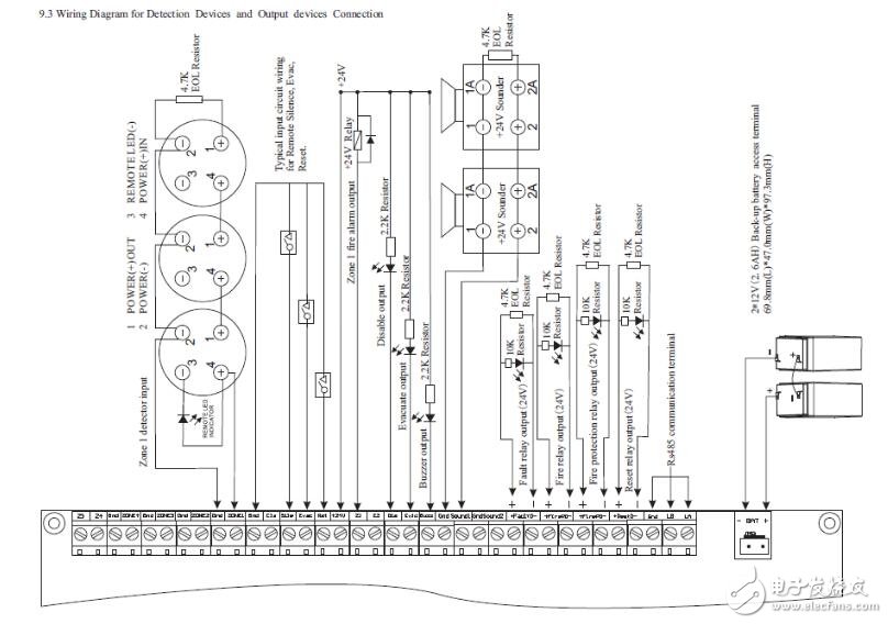 声光报警器接线图解大全