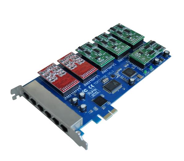 <b class='flag-5'>源</b><b class='flag-5'>创通信</b>SinoV-2400<b class='flag-5'>E</b> 24线 PCI-<b class='flag-5'>E</b> <b class='flag-5'>Asterisk</b><b class='flag-5'>卡</b><b class='flag-5'>介绍</b>