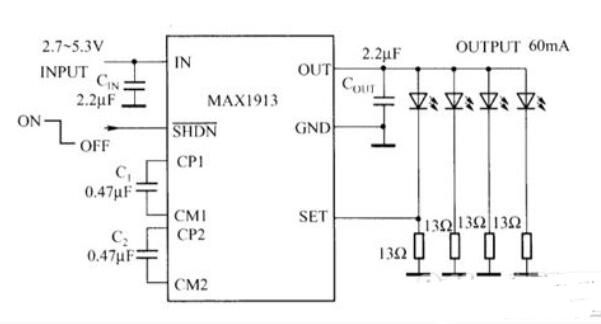 <b class='flag-5'>MAX</b>1913驱动<b class='flag-5'>白光</b><b class='flag-5'>LED</b>威廉希尔官方网站
