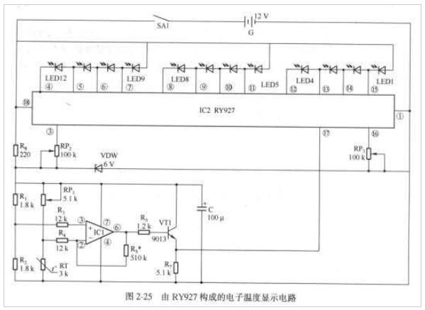 <b class='flag-5'>温度</b><b class='flag-5'>传感器</b>MF53-1<b class='flag-5'>构成</b>的电子<b class='flag-5'>温度</b>显示<b class='flag-5'>威廉希尔官方网站
</b>