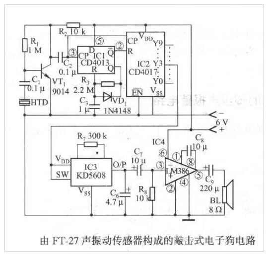 FT-27声<b class='flag-5'>振动</b><b class='flag-5'>传感器</b><b class='flag-5'>构成</b>的敲击式电子狗<b class='flag-5'>威廉希尔官方网站
</b>