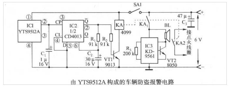 <b class='flag-5'>振动</b><b class='flag-5'>传感器</b>YTS9512A<b class='flag-5'>构成</b>的车辆<b class='flag-5'>防盗</b><b class='flag-5'>报警</b><b class='flag-5'>威廉希尔官方网站
</b>