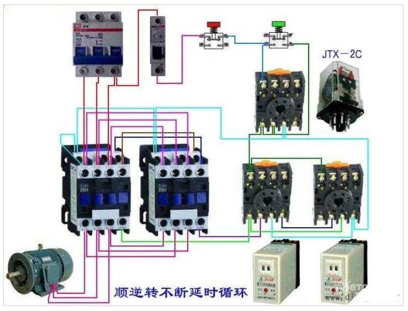 继电器作业原理_继电器的接线图