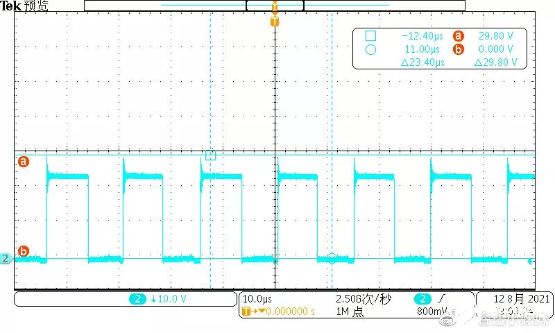 AC115/60Hz，100%load 输出二极管Vds