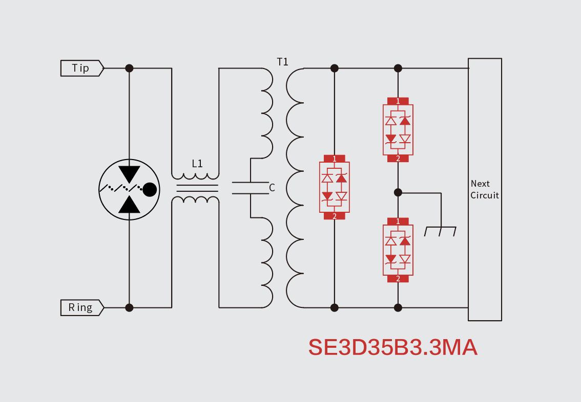 Semiware推出针对RJ11-VDSL接口的Surge保护方案