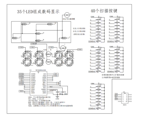 实现LED显示驱动+语音播报功能的语音芯片