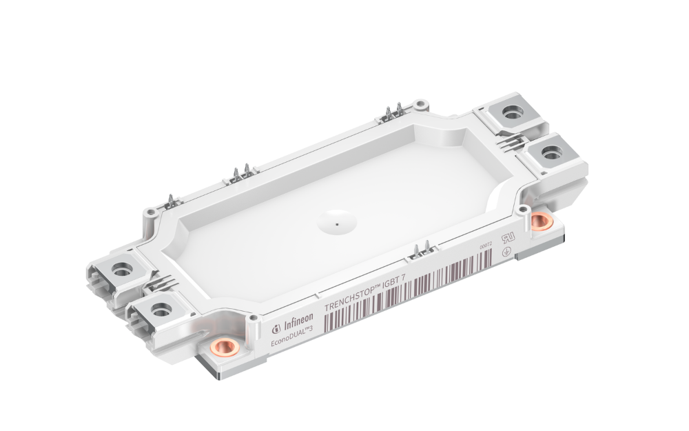 英飞凌推出基于1700 V TRENCHSTOP™ <b class='flag-5'>IGBT7</b>芯片的EconoDUAL™ 3模块，大幅提升逆变器的功率密度