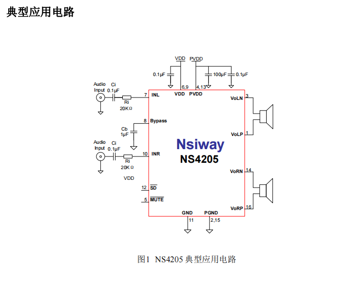 基于<b class='flag-5'>NS</b>4205的<b class='flag-5'>3W</b><b class='flag-5'>双声道</b><b class='flag-5'>D</b><b class='flag-5'>类</b><b class='flag-5'>音频</b><b class='flag-5'>功放</b>