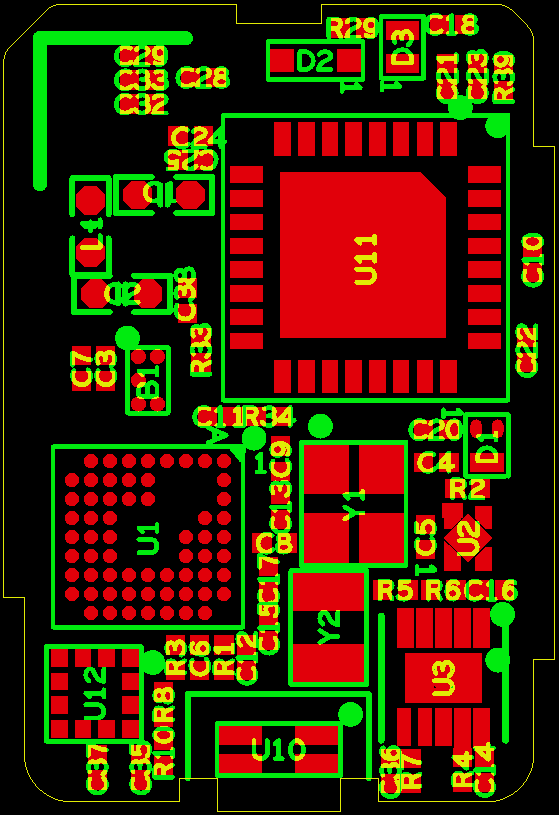 【PCB多层板设计挑战赛】智能戒指，1cm*1.2cm超小尺寸，可实现运动姿态跟踪与NFC支付，支持一键报警。