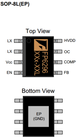 <b class='flag-5'>FP6296</b><b class='flag-5'>升压芯片</b>的参数应用:<b class='flag-5'>输入</b>3-<b class='flag-5'>12V</b><b class='flag-5'>升压</b>5<b class='flag-5'>V9V12V</b>