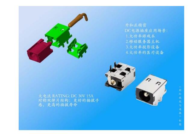 大电流DC电源插座 助力游戏笔记本稳定使用