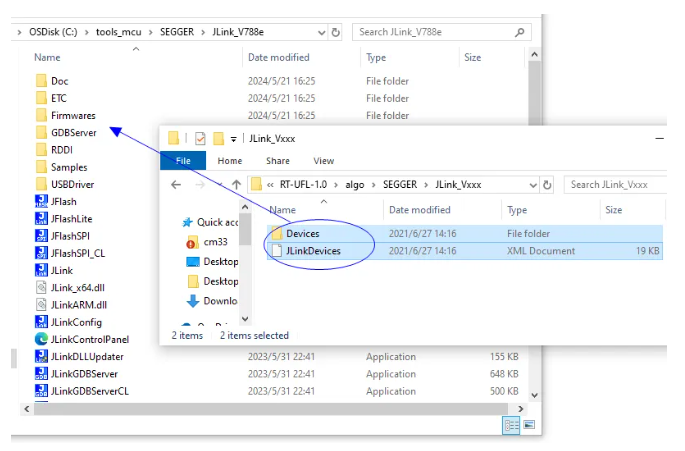 实践JLink 7.62手动增加新MCU型号支持<b class='flag-5'>新方法</b>