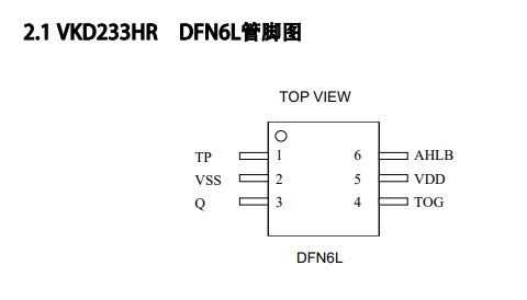 超小体积1路<b class='flag-5'>触摸</b>VKD233HR<b class='flag-5'>电容</b>式触控芯片/<b class='flag-5'>触摸</b>感应<b class='flag-5'>方案</b>原厂