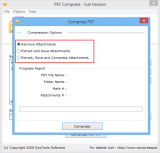 SysTools PSTCompress<b class='flag-5'>软件</b>的主要功能列表