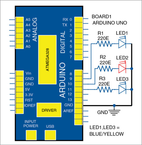 如何使用Arduino Uno和三<b class='flag-5'>个</b>LED制作<b class='flag-5'>简单</b>的<b class='flag-5'>电子</b><b class='flag-5'>蜡烛</b>？