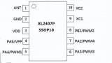 专为多组PWM应用设计的2.4G<b class='flag-5'>无线</b><b class='flag-5'>收发</b><b class='flag-5'>芯片</b><b class='flag-5'>XL</b>2407P产品特征介绍