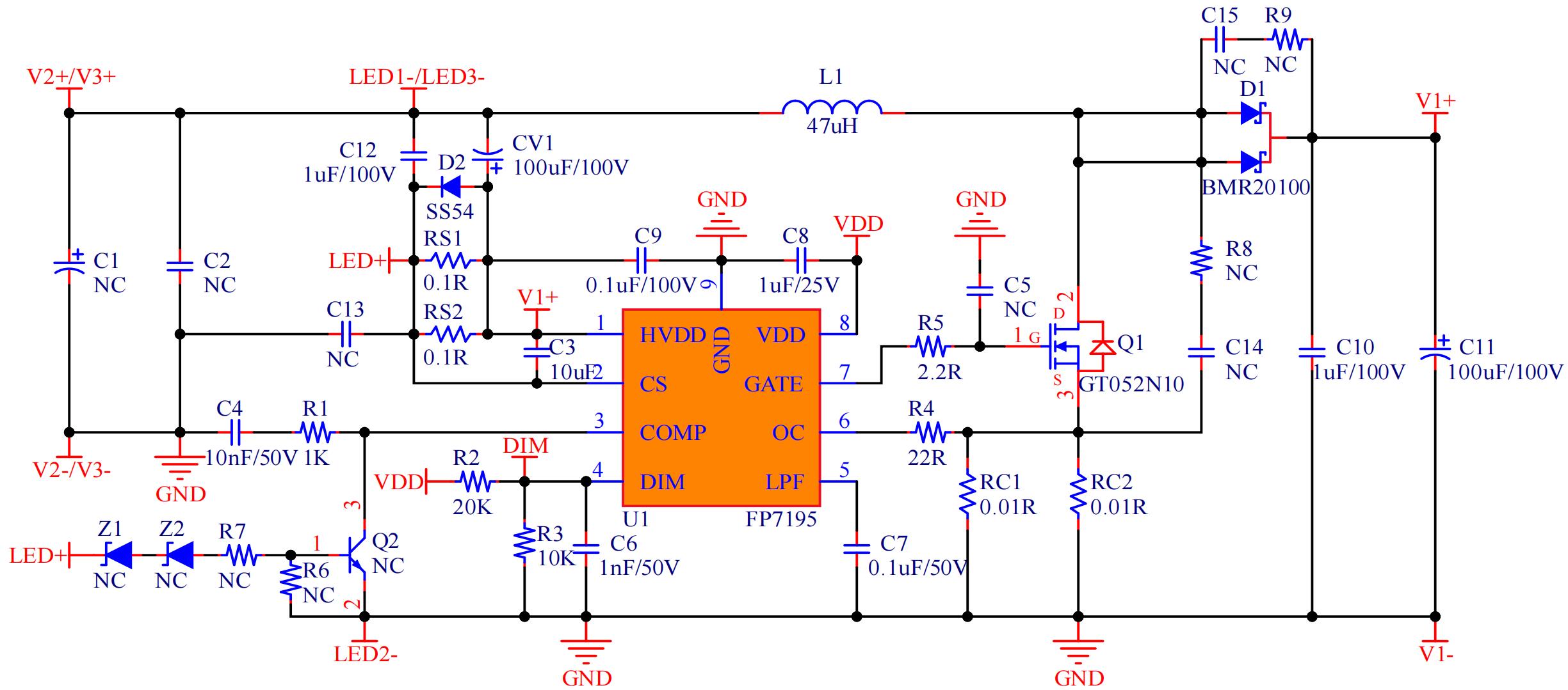 模拟<b class='flag-5'>调光</b><b class='flag-5'>芯片</b><b class='flag-5'>FP7195</b>：降压，升压，升降压，一芯三用