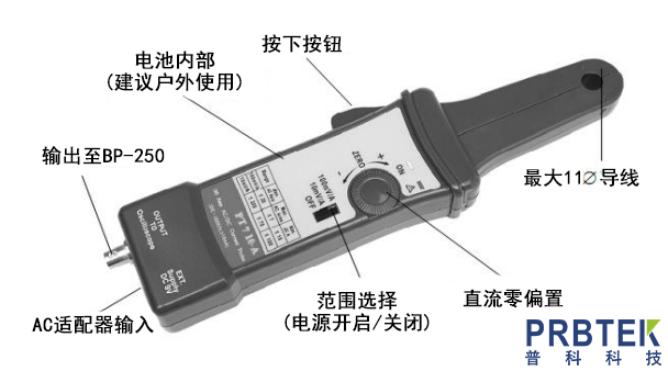 PINTECH品致PT710-C交直流<b class='flag-5'>电流</b><b class='flag-5'>探头</b>的使用方法