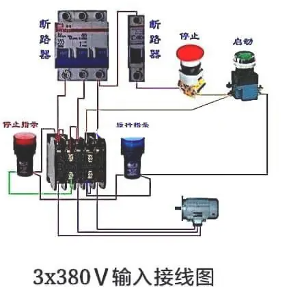 <b class='flag-5'>380</b>交流接触器型号怎么区分（实物<b class='flag-5'>接线</b>图）