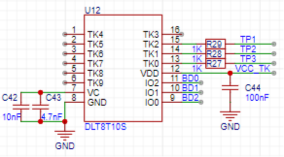 <b class='flag-5'>DLT8</b>T10S<b class='flag-5'>触摸</b>芯片在三触点按摩仪中的应用与优化方案