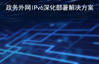 <b class='flag-5'>政务</b>外网IPv6深化部署解决方案