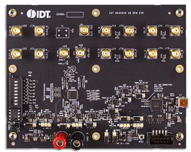 8A34003 ClockMatrix<b class='flag-5'>评估</b><b class='flag-5'>套件</b>数据手册