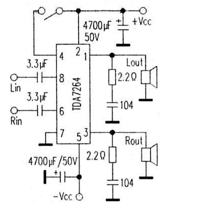 <b class='flag-5'>TDA</b>7264的技术参数及典型应用<b class='flag-5'>威廉希尔官方网站
</b>图