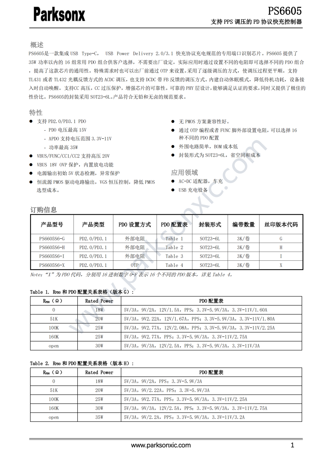 PS6605系列 <b class='flag-5'>PD</b><b class='flag-5'>协议</b><b class='flag-5'>快</b><b class='flag-5'>充</b>控制器概述