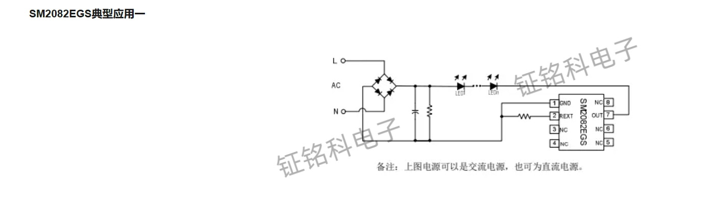 <b class='flag-5'>LED</b><b class='flag-5'>恒</b><b class='flag-5'>流</b><b class='flag-5'>驱动</b><b class='flag-5'>芯片</b><b class='flag-5'>SM</b>2082EGS应用领域与特点