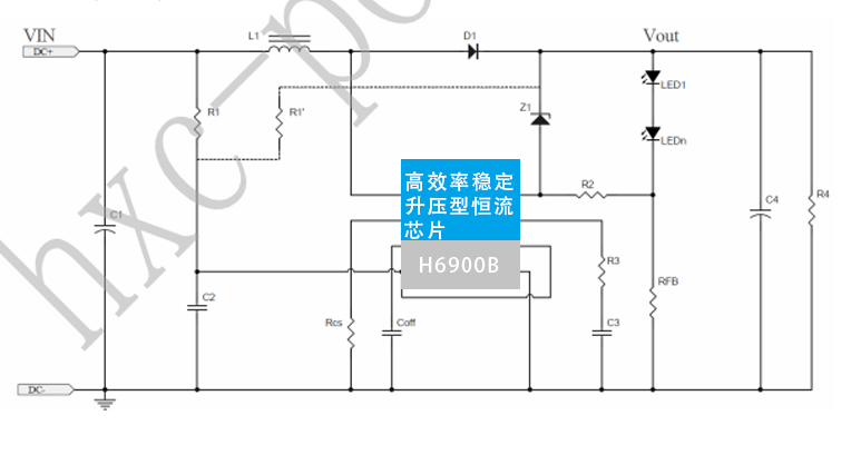 惠海 <b class='flag-5'>H</b>6900B <b class='flag-5'>升压</b><b class='flag-5'>恒</b><b class='flag-5'>流</b>IC 3.7V7.4V12V<b class='flag-5'>升压</b>18V24V36V48V 液晶屏 应急灯