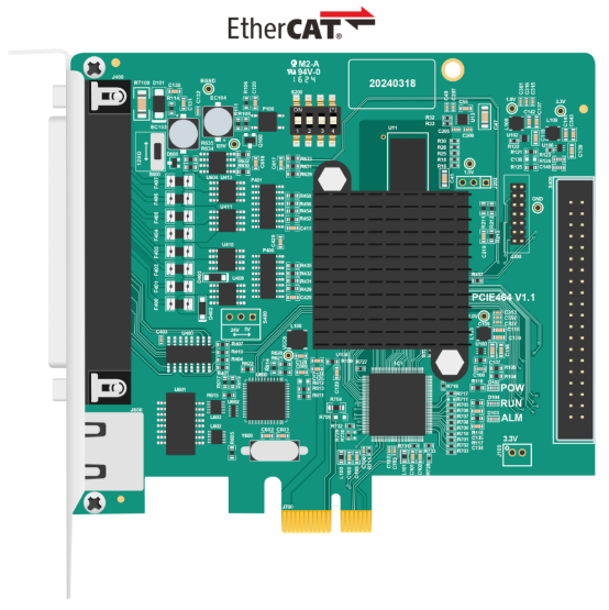 <b class='flag-5'>PCIe</b> EtherCAT实时运动<b class='flag-5'>控制卡</b><b class='flag-5'>PCIE</b>464的IO与编码器读写应用