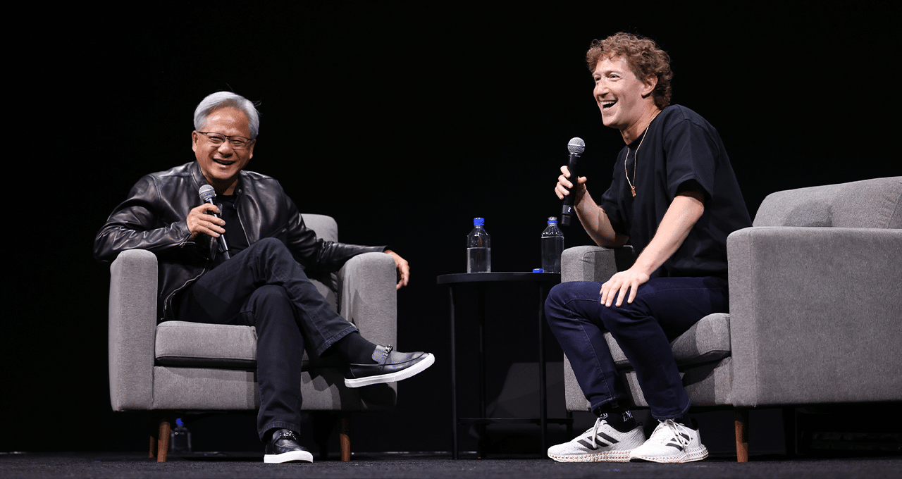   NVIDIA CEO 黄仁勋对话 Meta CEO 马克·扎克伯格：<b class='flag-5'>创作者</b>将拥有个性化的 AI 助手