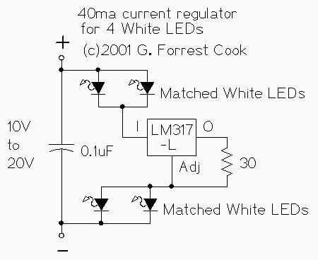 7个元件的LED灯控制威廉希尔官方网站